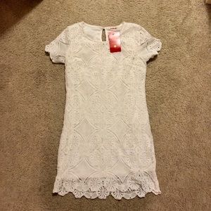 EVEREVE white lulus lace dress